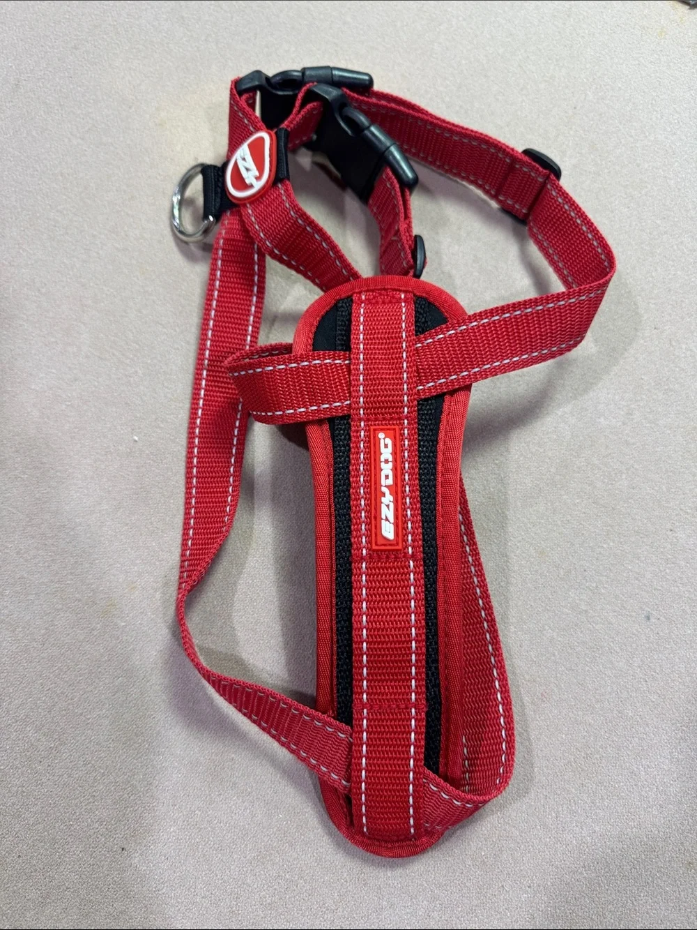 EzyDog Chest Plate Harness Red Medium